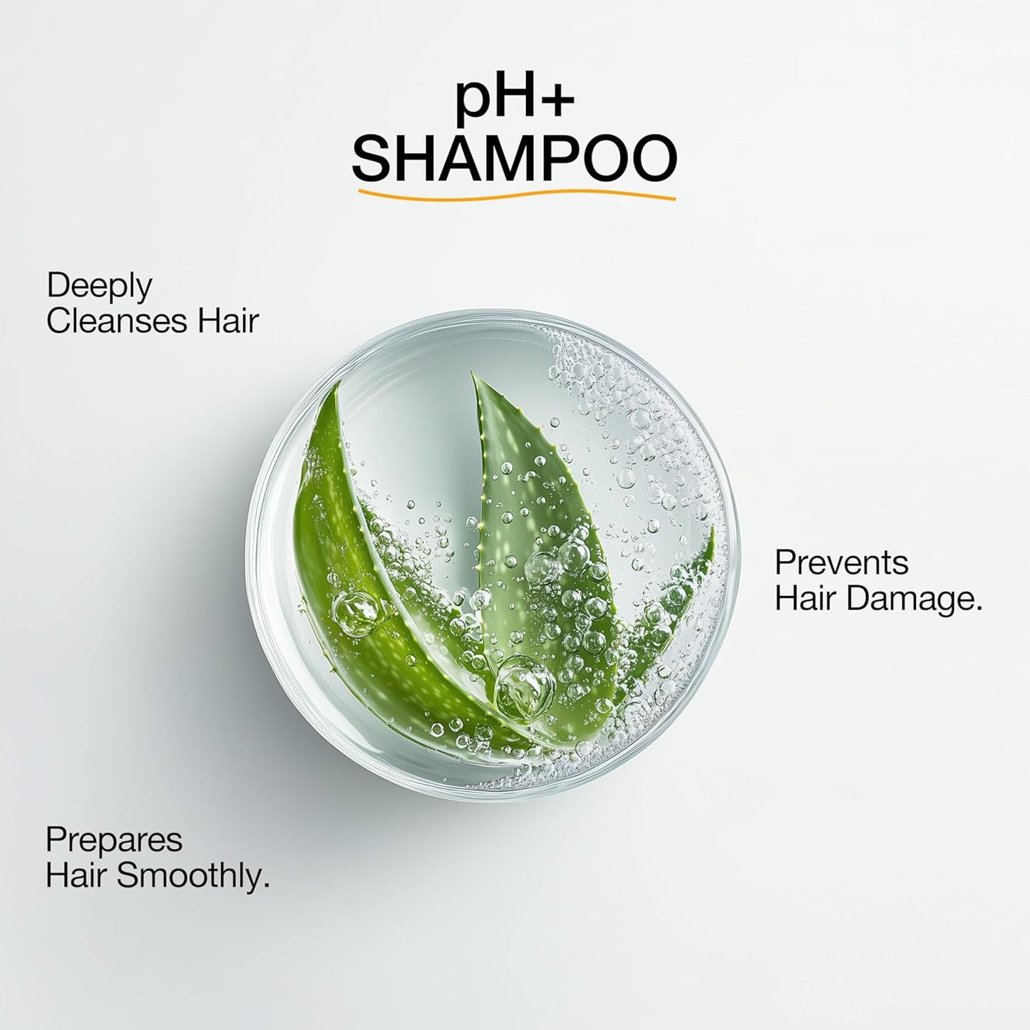 GK HAIR pH+ Pre-Treatment Clarifying Shampoo For Preps Hair Deep Cleansing Removes Impurities -With Aloe Vera Vitamins & Natural Oils All Hair Types Men and Women (Ph Shampoo 10.1 Fl Oz)