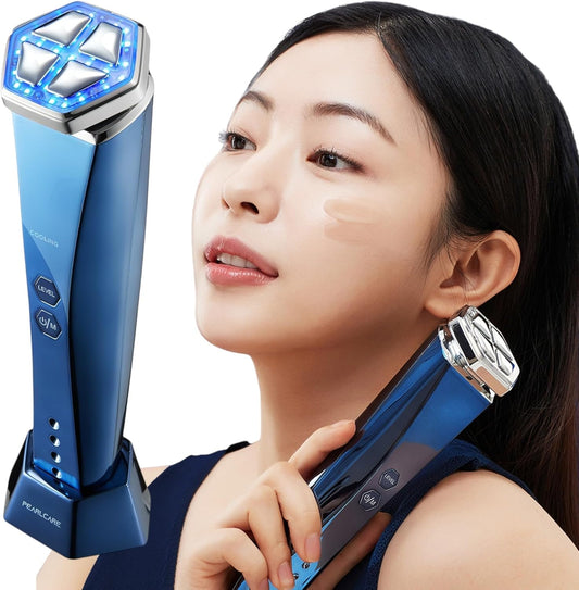 Facial Massager, Anti Aging Face and Neck Massage Tool for Skin Care (Blue)