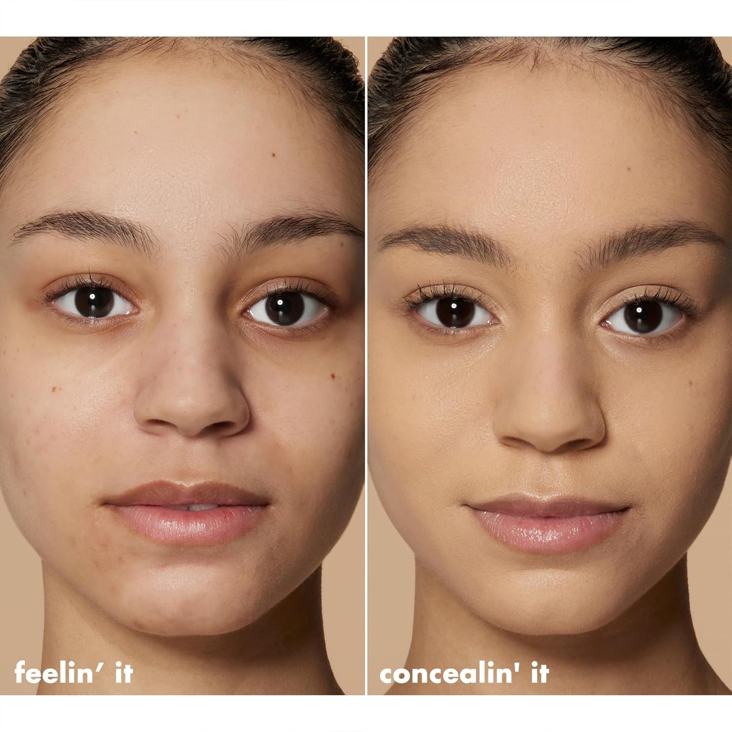 e.l.f. Hydrating Camo Concealer, Covers Blemishes & Under-Eye Circles, Full-Coverage & Delivers A Satin Finish, Vegan & Cruelty-Free, Light Sand