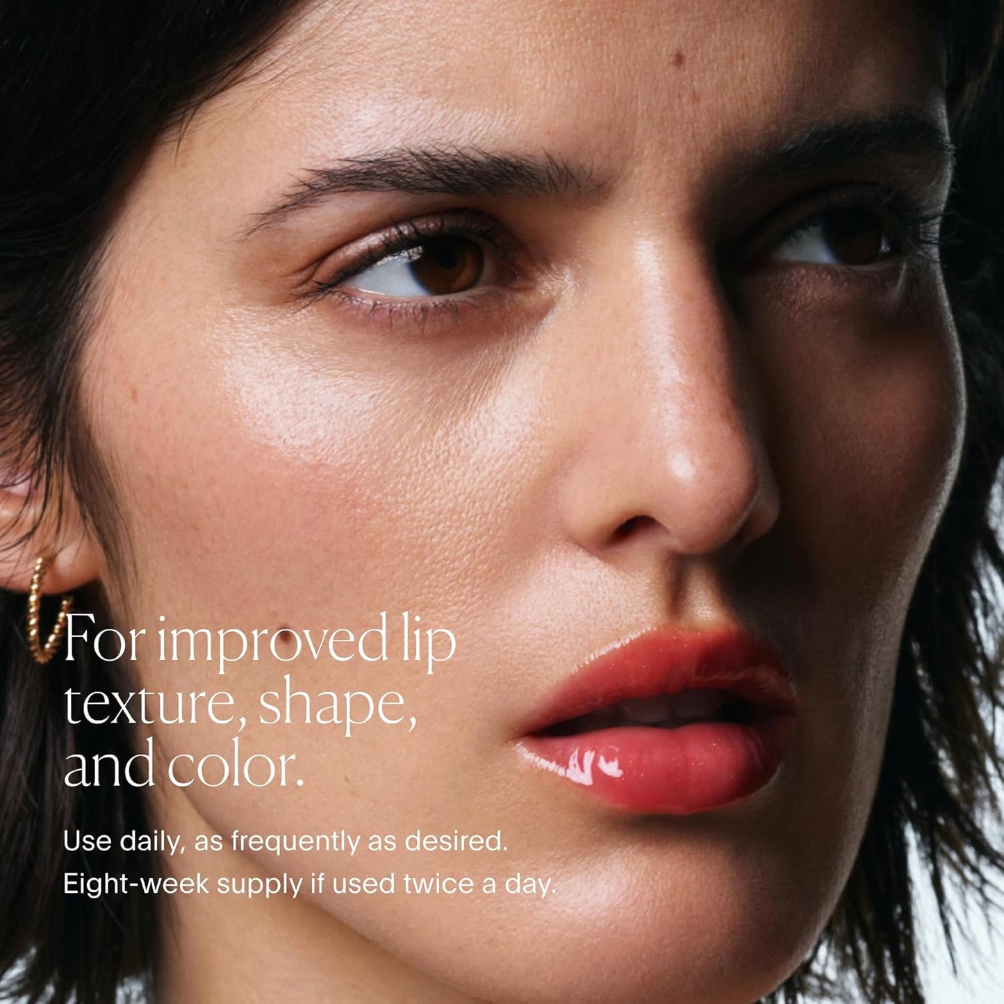 U Beauty The PLASMA Tinted Lip Compound Anti-Wrinkle & Anti-Aging Treatment - Shimmery Plumping Lip Gloss with Hyaluronic Acid, Shea Butter, Salicylic Acid & Peptides to Deeply Hydrate,Bellini - 15 mL