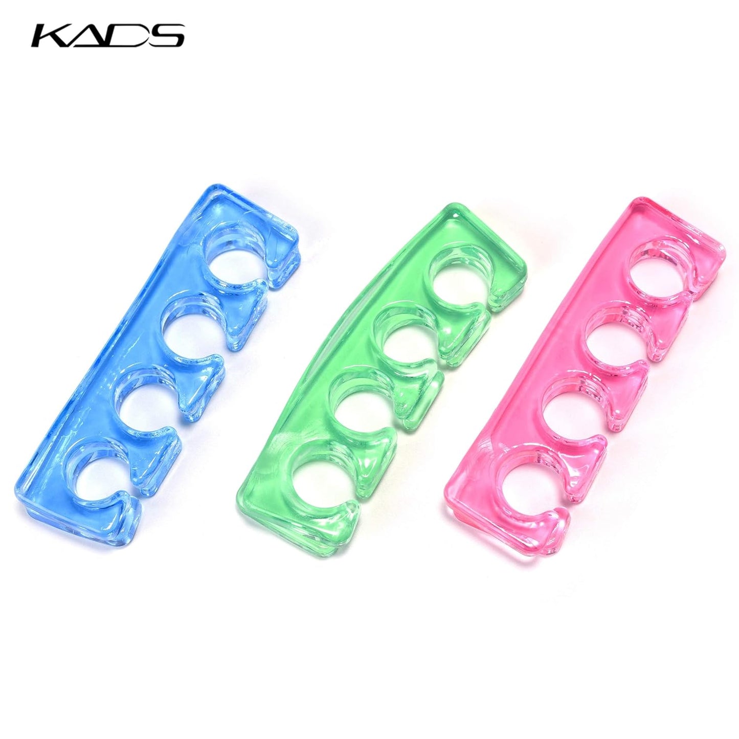 KADS 2pcs/pair Silicone Toe Separator Nail Art Manicure Finger Feet Care Braces Supports Nails DIY Tools