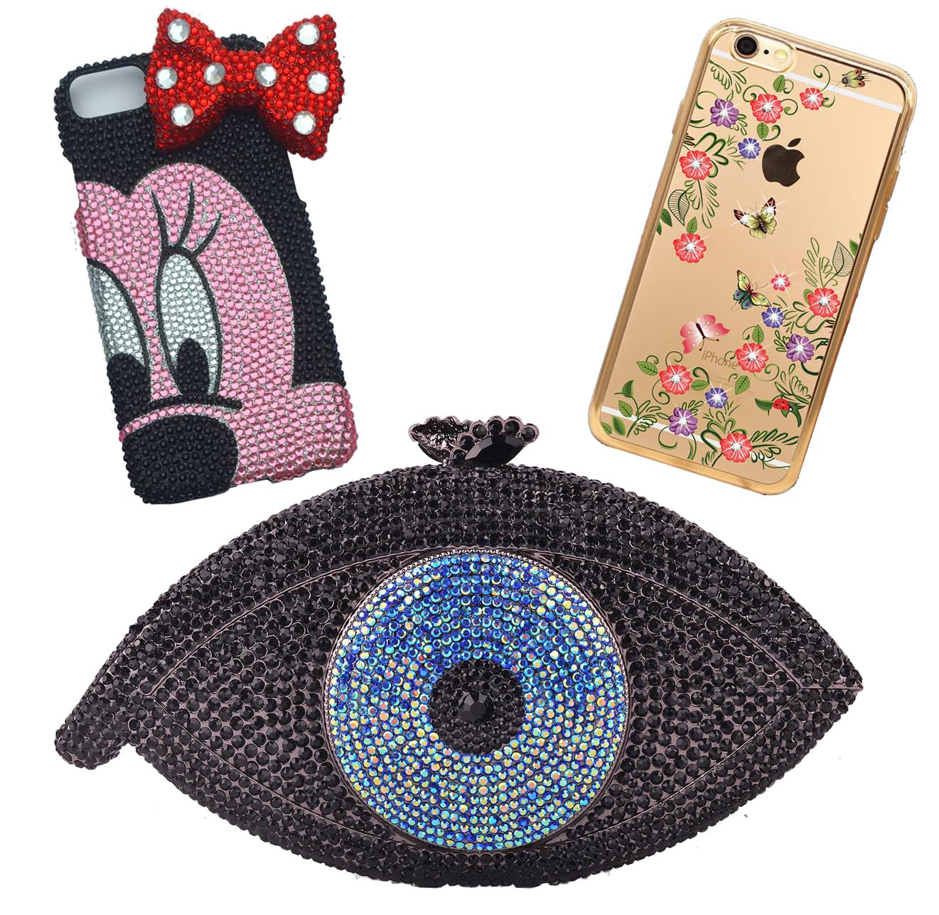 1000 Pieces SS20 5mm Flatback Rhinestones Clear Glass Round Gems Crystals for Nail Art DIY Crafts Clothes Shoes Bags （Aqua Blue）