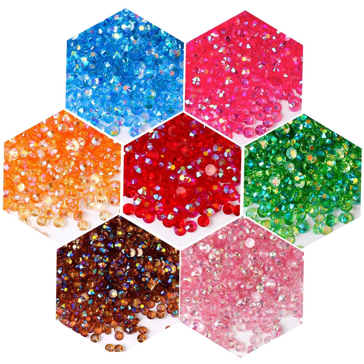 1500 Pieces SS16 4mm Flatback Rhinestones AB Clear Round Gems Crystals for Nail Art DIY Crafts Clothes Shoes Bags （Transparent Light Purple AB）