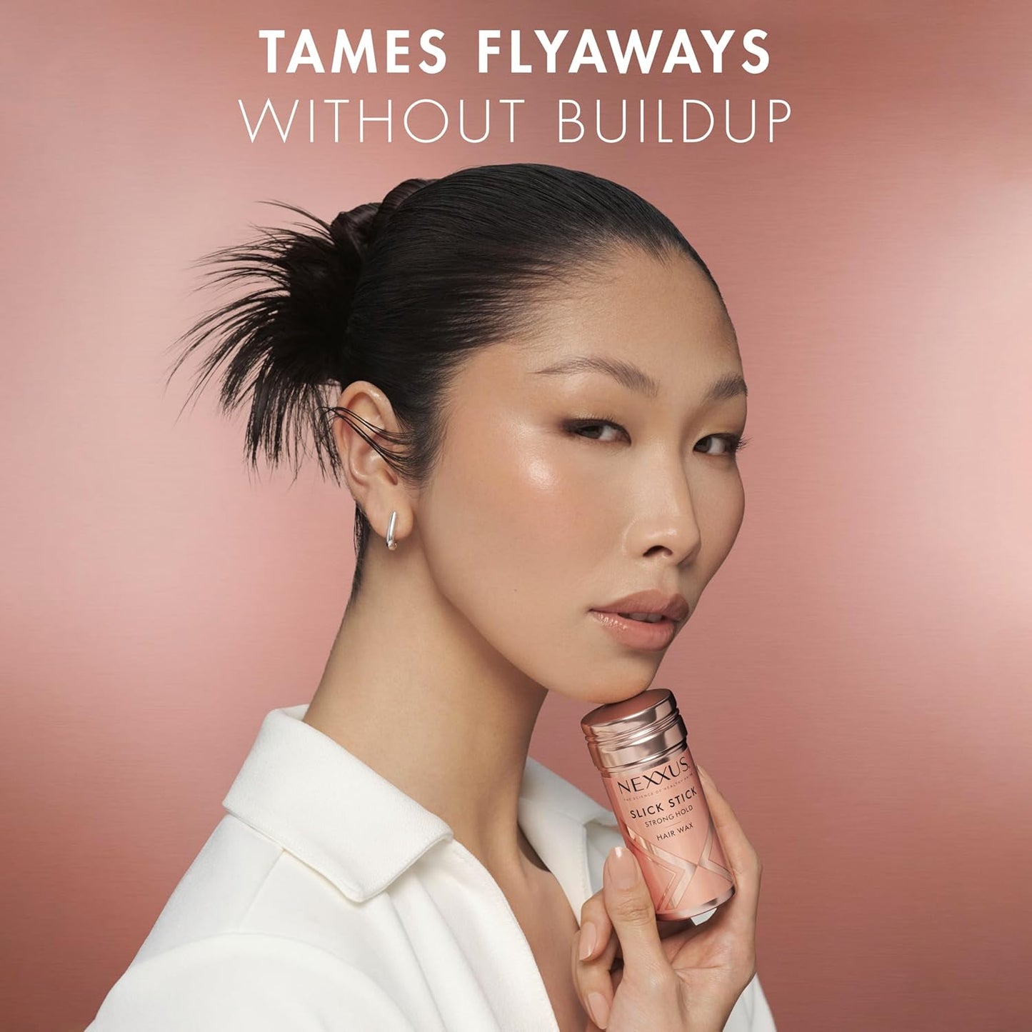 Nexxus Strong Hold Hair Wax Slick Stick for Slicked-Back Look with StyleProtect Technology 2.33 oz