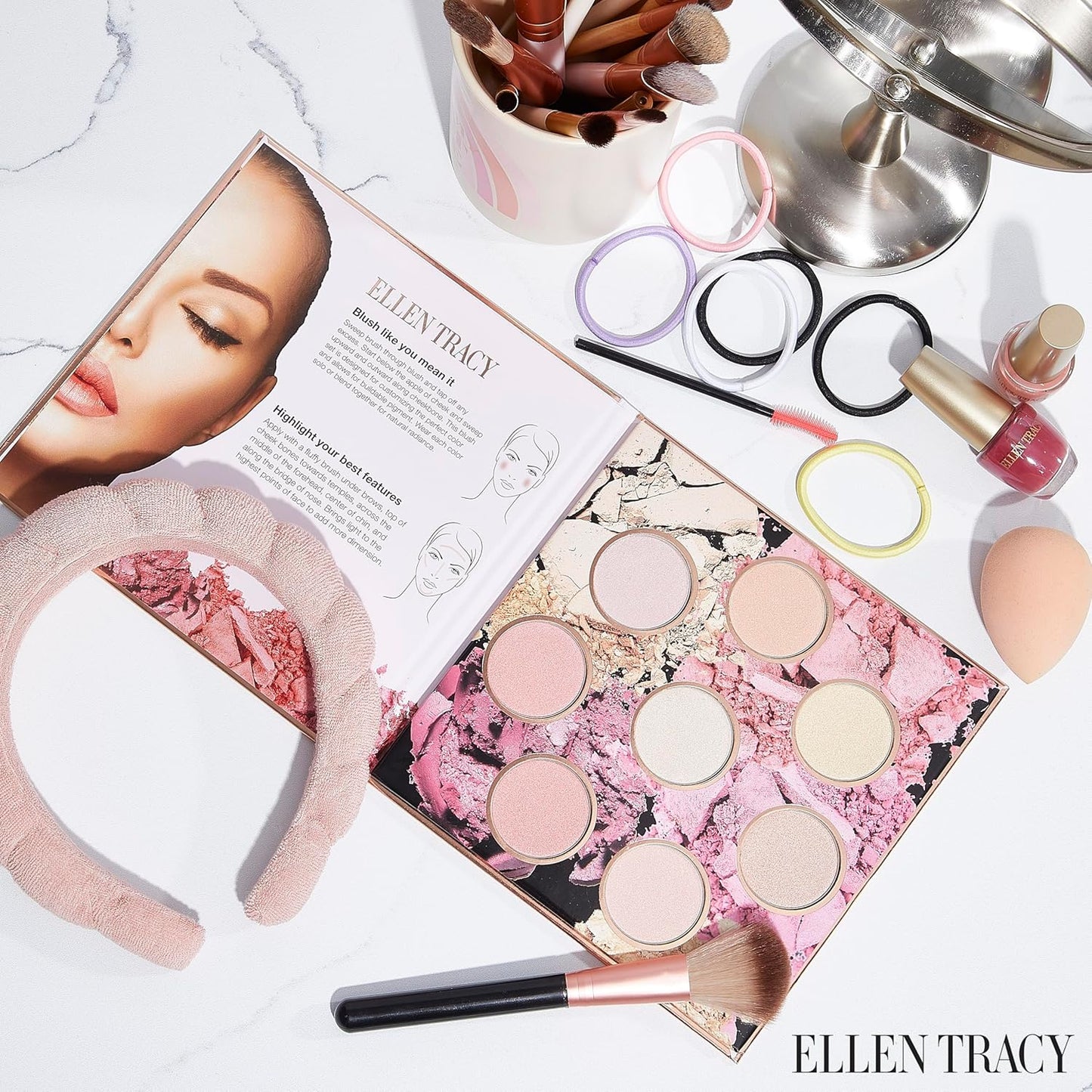 Ellen Tracy Blush and Highlight Palette