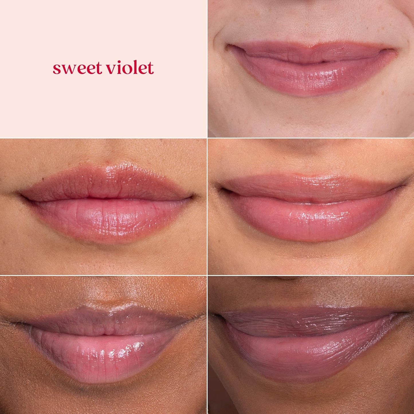 Burt's Bees Lip Tint Balm with Long Lasting 2 in 1 Duo Tinted Balm Formula, Color Infused with Deeply Hydrating Shea Butter for a Natural Looking Buildable Finish, Sweet Violet (2-Pack)