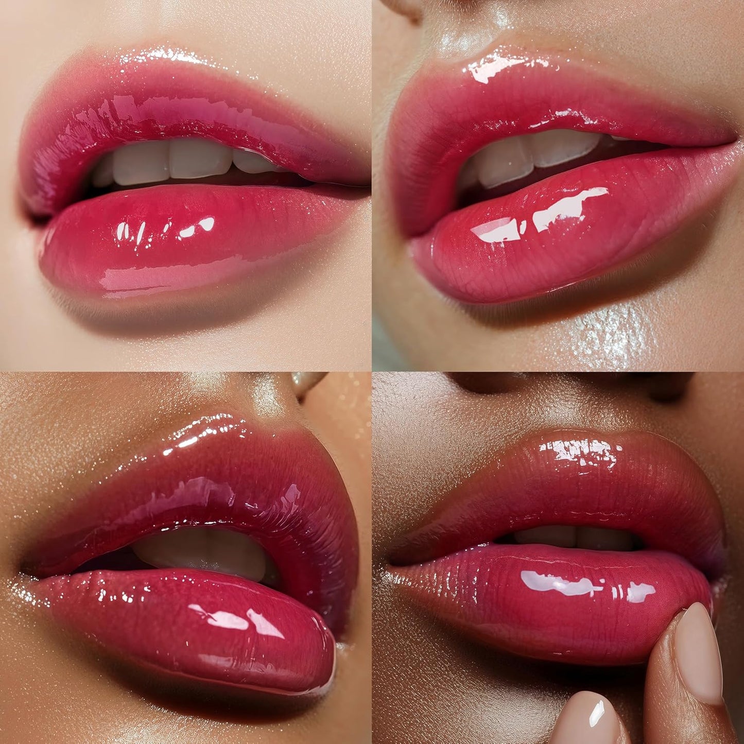 Espoir Couture Lip Tint Glaze #4 Hushed Cherry 0.14oz | Volumizing Lip Stain with Syrupy Shine | Long-Lasting & Vibrant Color for Radiant Lip Look | Moisturizing & Glossy Lip Tint | Korean Lip Makeup